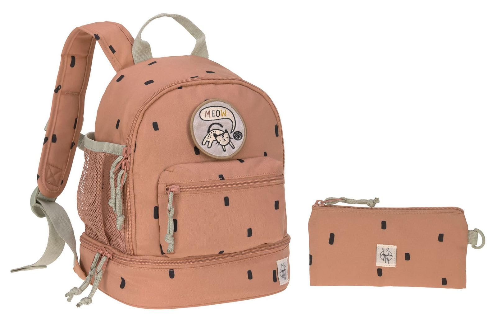 LÄSSIG Kinderrucksack mit Brustgurt Kindergartentasche Kindergartenrucksack 6,5L ab 3 Jahren/Mini Backpack Adventure Dragonfly