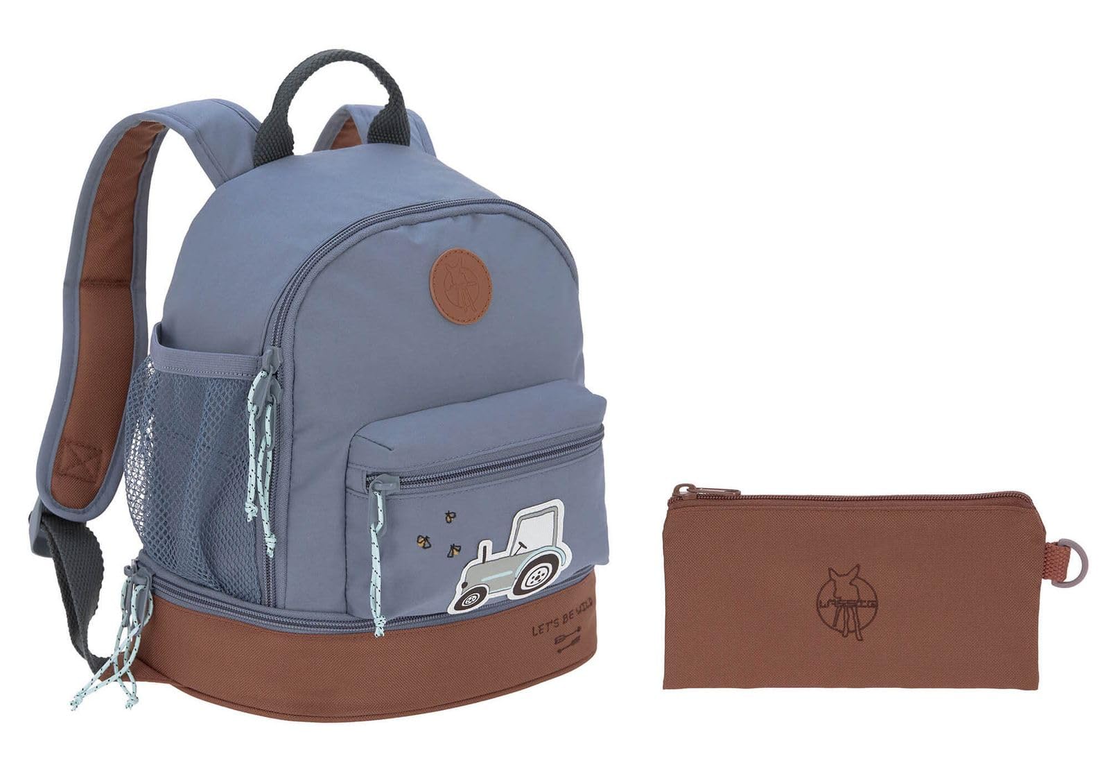 LÄSSIG Kinderrucksack mit Brustgurt Kindergartentasche Kindergartenrucksack 6,5L ab 3 Jahren/Mini Backpack Adventure Dragonfly