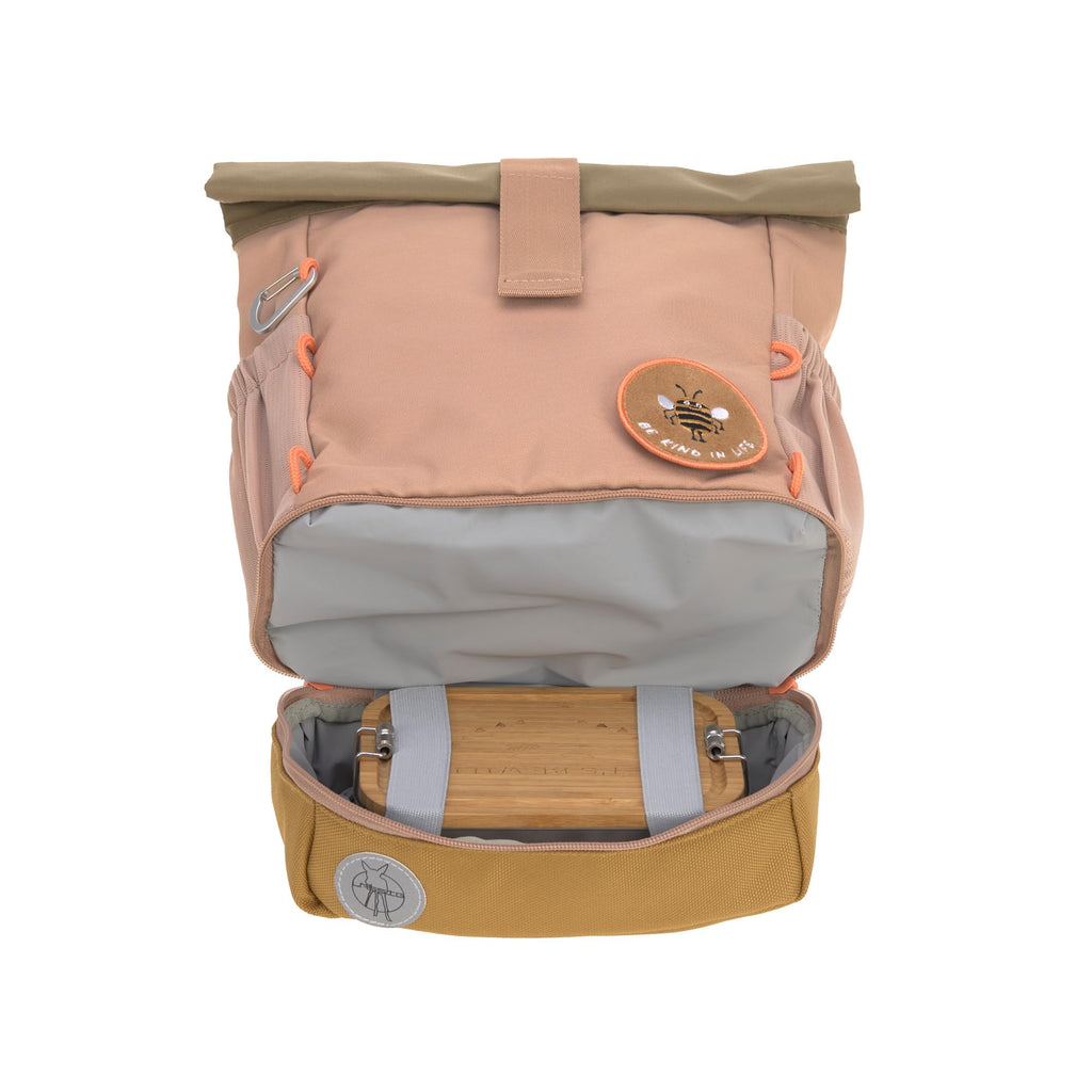 LÄSSIG Kindergartenrucksack Kinderrucksack Rolltop mit Brustgurt wasserabweisend, 11 Liter/Mini Rolltop Backpack