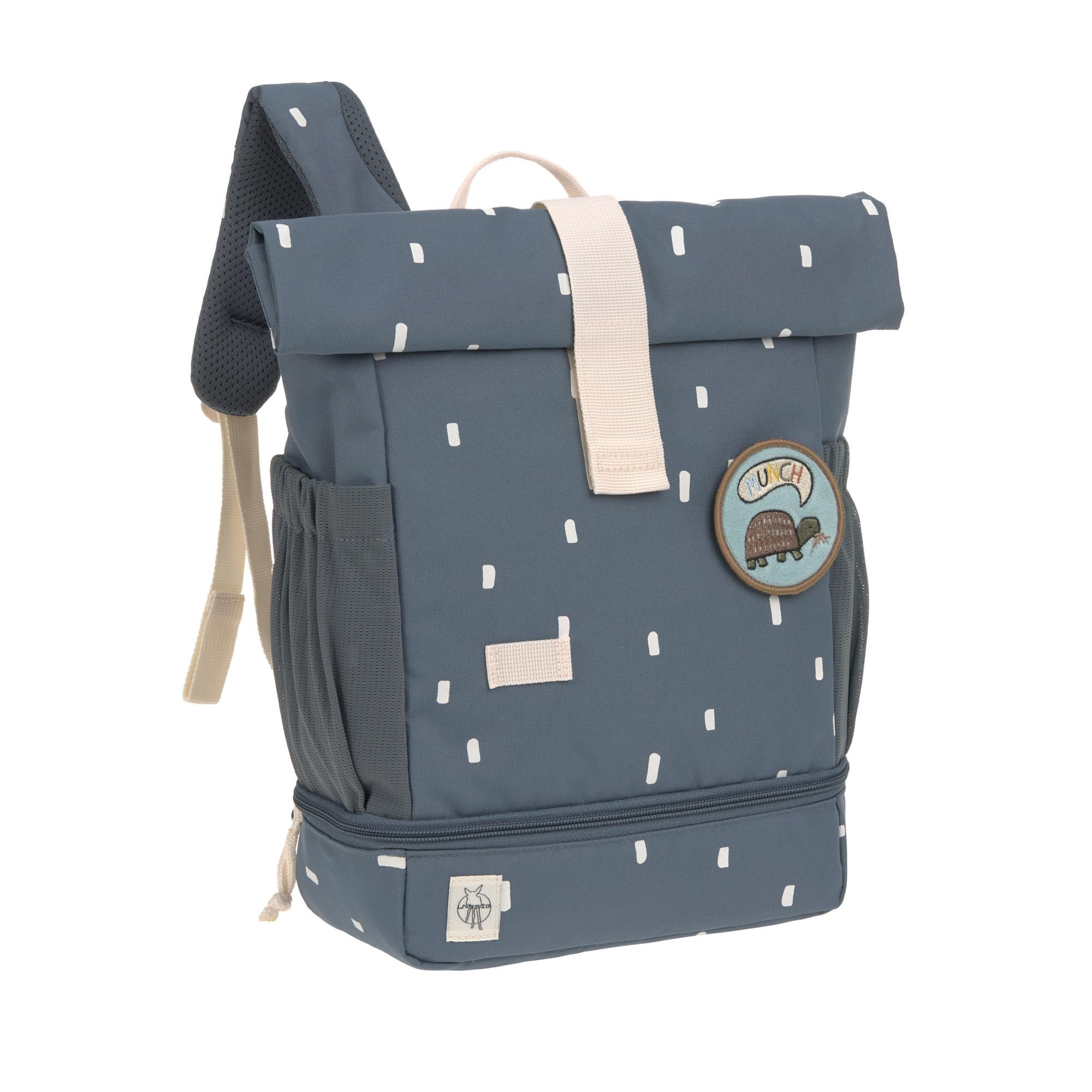 LÄSSIG Kindergartenrucksack Kinderrucksack Rolltop mit Brustgurt wasserabweisend, 11 Liter/Mini Rolltop Backpack