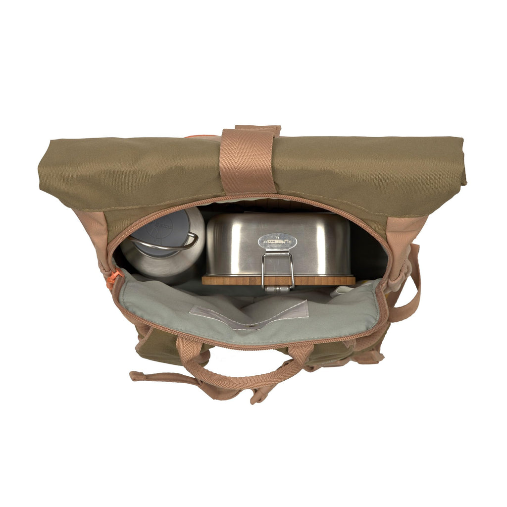 LÄSSIG Kindergartenrucksack Kinderrucksack Rolltop mit Brustgurt wasserabweisend, 11 Liter/Mini Rolltop Backpack