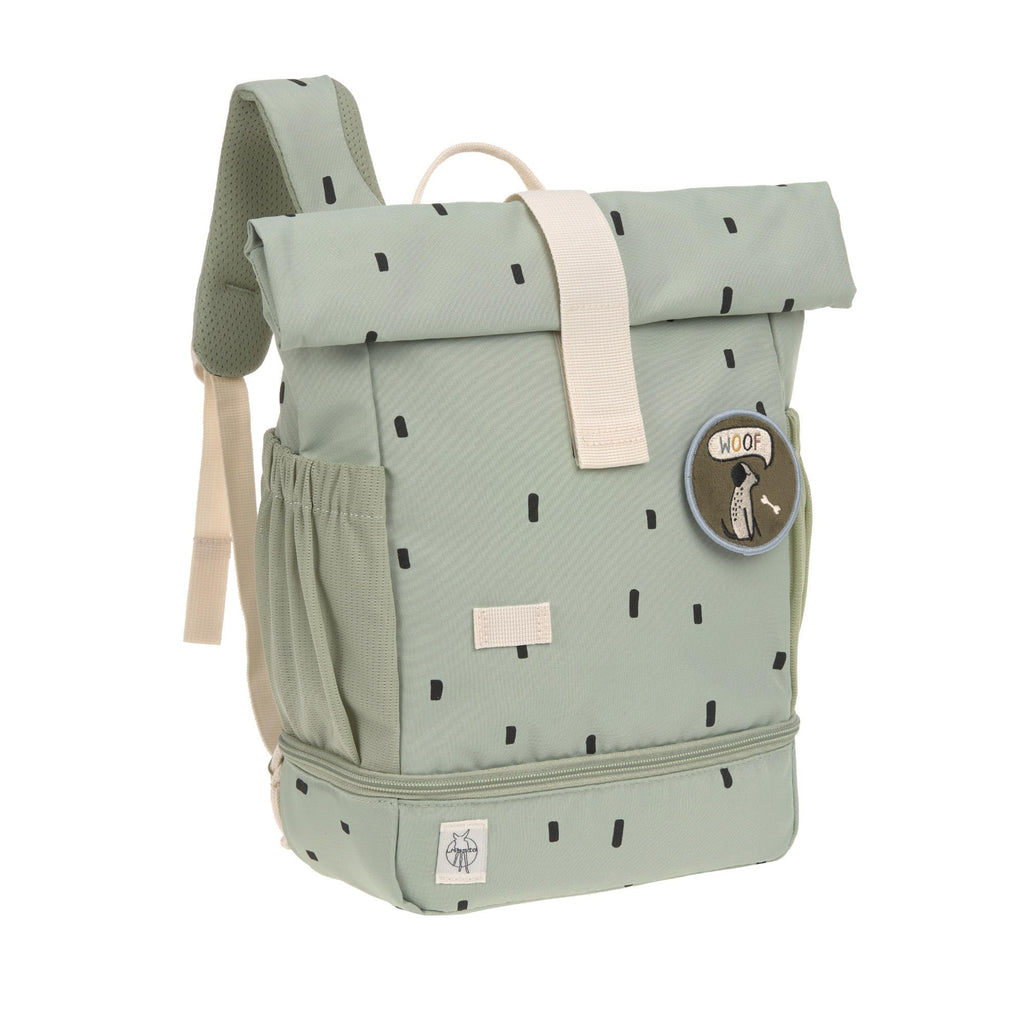 LÄSSIG Kindergartenrucksack Kinderrucksack Rolltop mit Brustgurt wasserabweisend, 11 Liter/Mini Rolltop Backpack