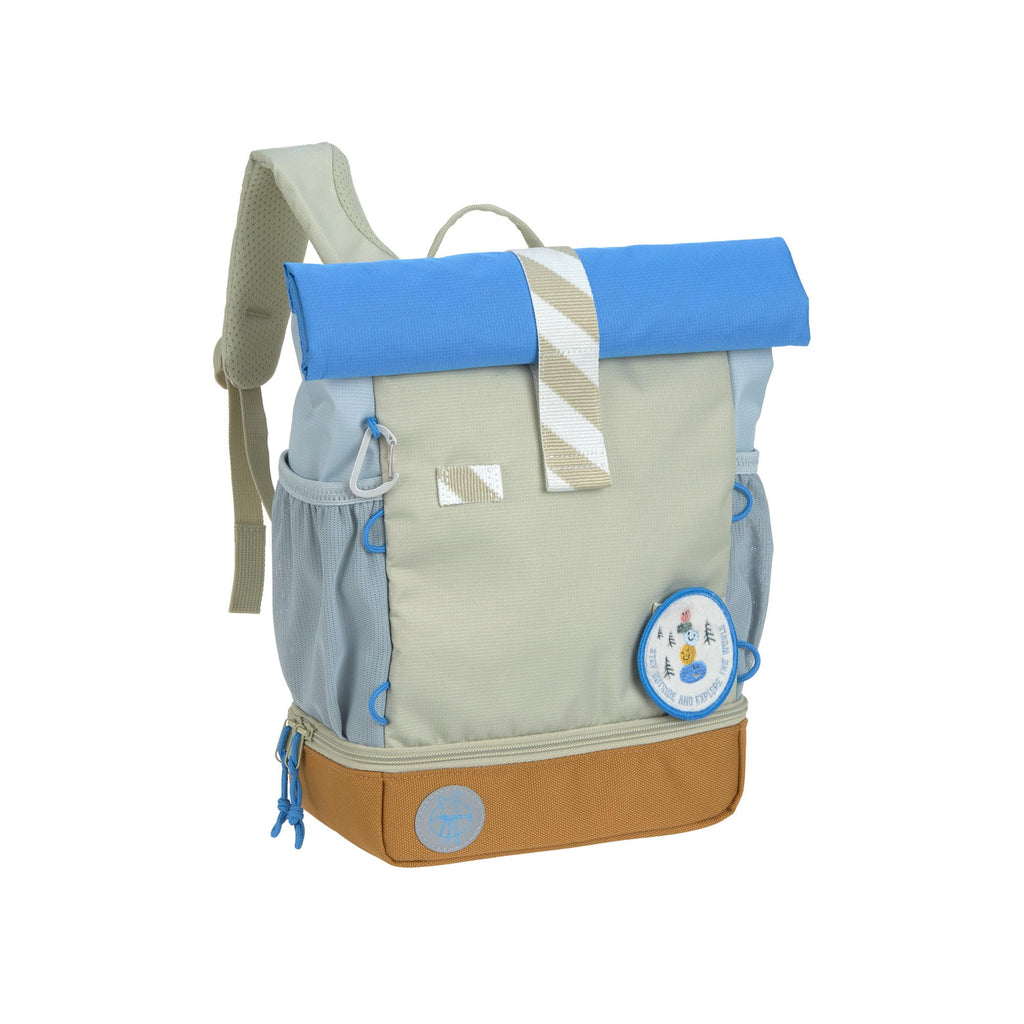 LÄSSIG Kindergartenrucksack Kinderrucksack Rolltop mit Brustgurt wasserabweisend, 11 Liter/Mini Rolltop Backpack