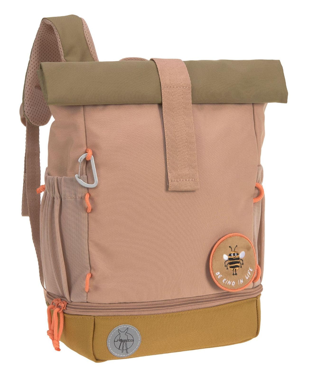 LÄSSIG Kindergartenrucksack Kinderrucksack Rolltop mit Brustgurt wasserabweisend, 11 Liter/Mini Rolltop Backpack