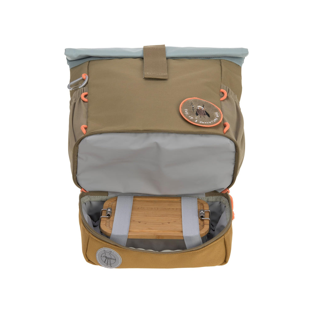 LÄSSIG Kindergartenrucksack Kinderrucksack Rolltop mit Brustgurt wasserabweisend, 11 Liter/Mini Rolltop Backpack