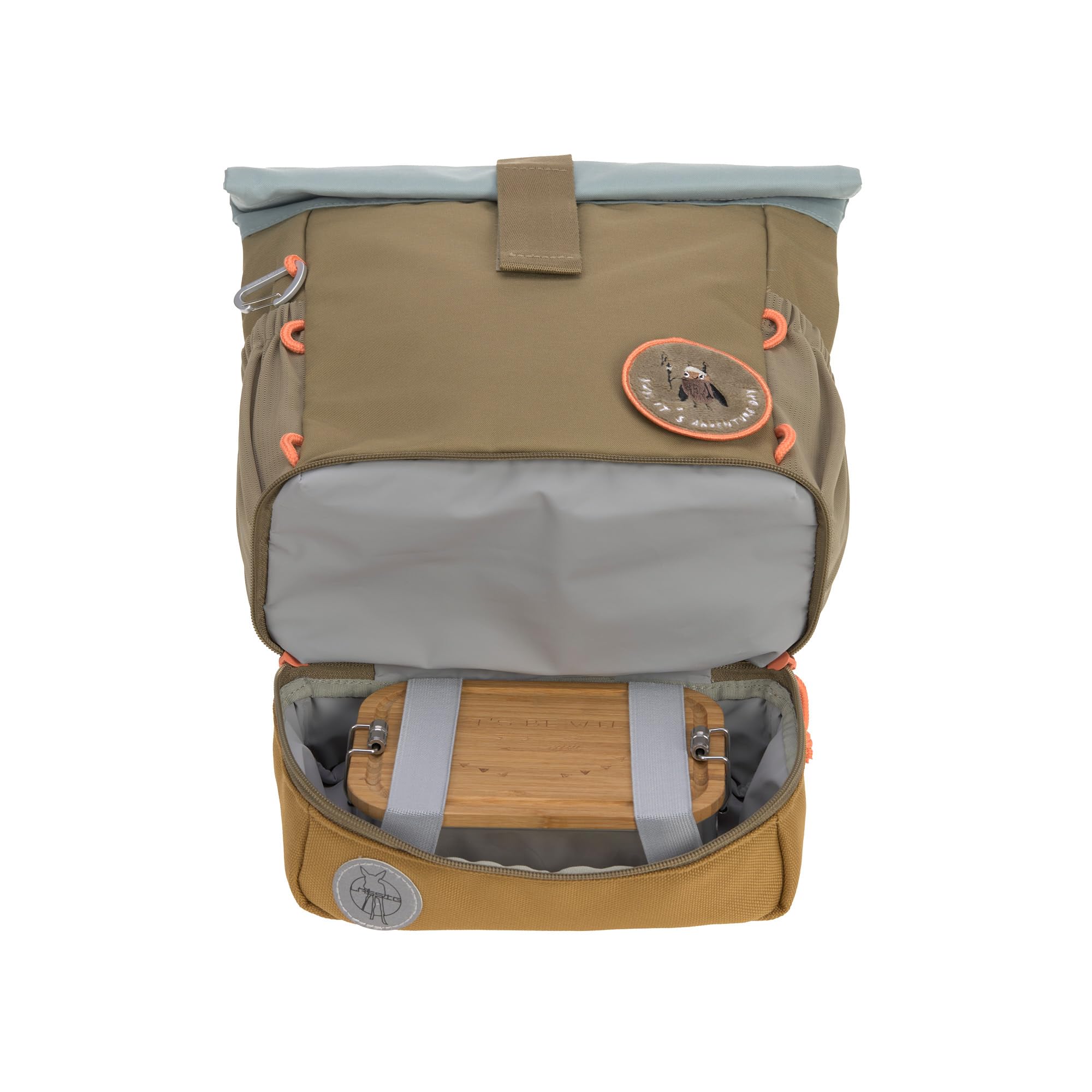 LÄSSIG Kindergartenrucksack Kinderrucksack Rolltop mit Brustgurt wasserabweisend, 11 Liter/Mini Rolltop Backpack