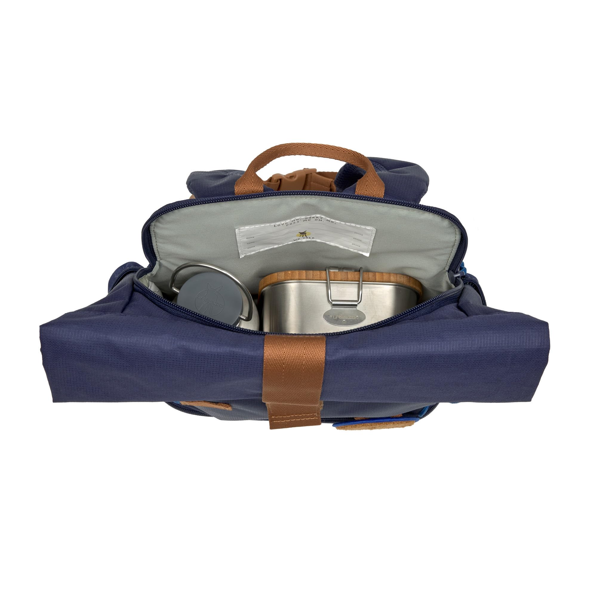 LÄSSIG Kindergartenrucksack Kinderrucksack Rolltop mit Brustgurt wasserabweisend, 11 Liter/Mini Rolltop Backpack