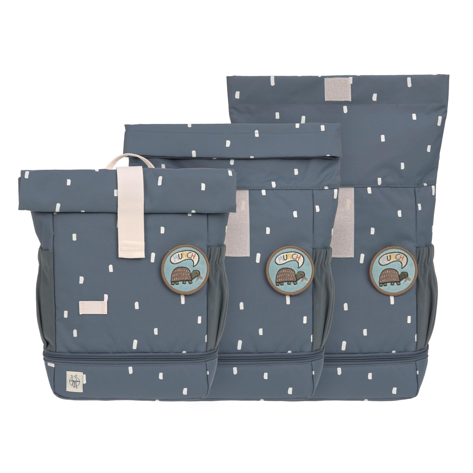 LÄSSIG Kindergartenrucksack Kinderrucksack Rolltop mit Brustgurt wasserabweisend, 11 Liter/Mini Rolltop Backpack