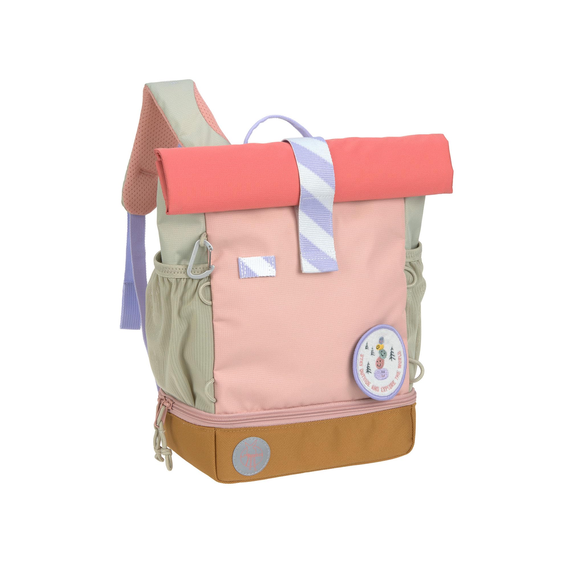LÄSSIG Kindergartenrucksack Kinderrucksack Rolltop mit Brustgurt wasserabweisend, 11 Liter/Mini Rolltop Backpack