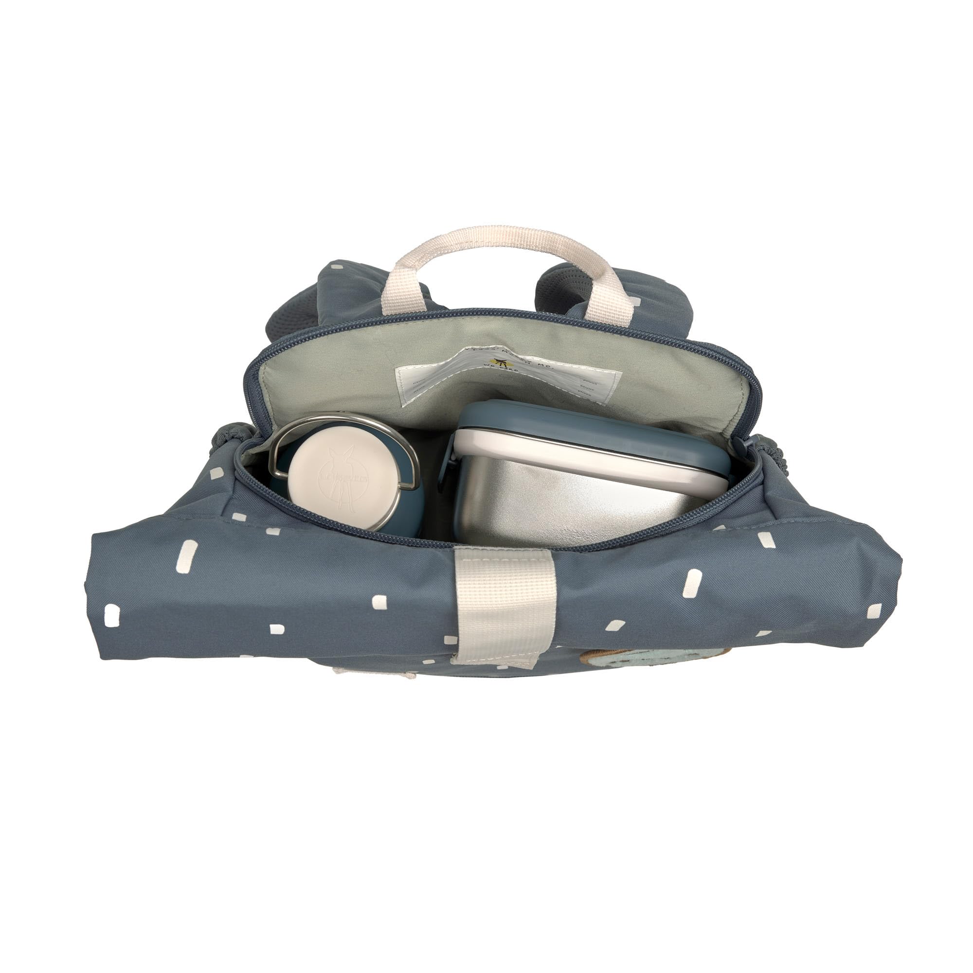 LÄSSIG Kindergartenrucksack Kinderrucksack Rolltop mit Brustgurt wasserabweisend, 11 Liter/Mini Rolltop Backpack