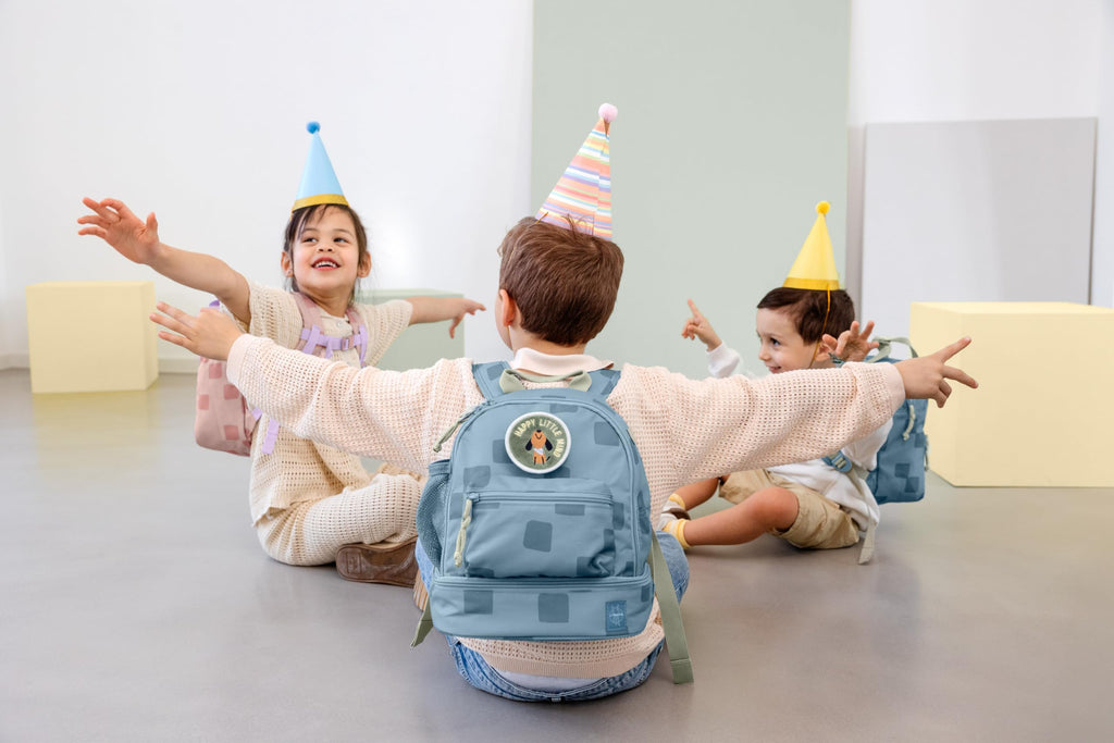 LÄSSIG Kinderrucksack mit Brustgurt Kindergartentasche Kindergartenrucksack 6,5L ab 3 Jahren/Mini Backpack Adventure Dragonfly