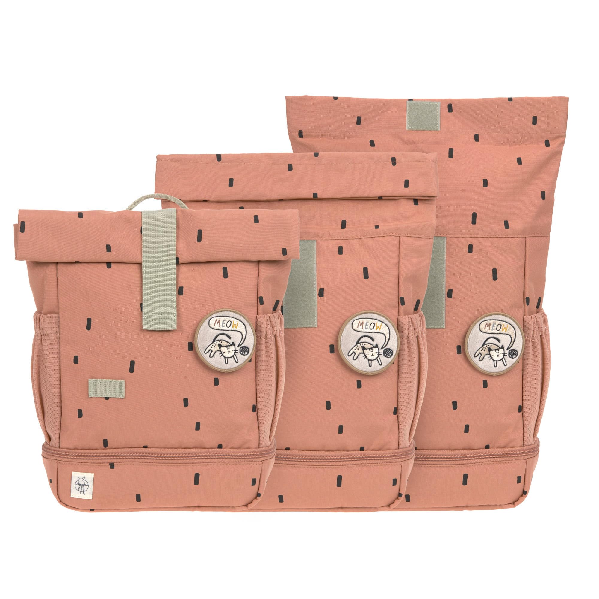 LÄSSIG Kindergartenrucksack Kinderrucksack Rolltop mit Brustgurt wasserabweisend, 11 Liter/Mini Rolltop Backpack