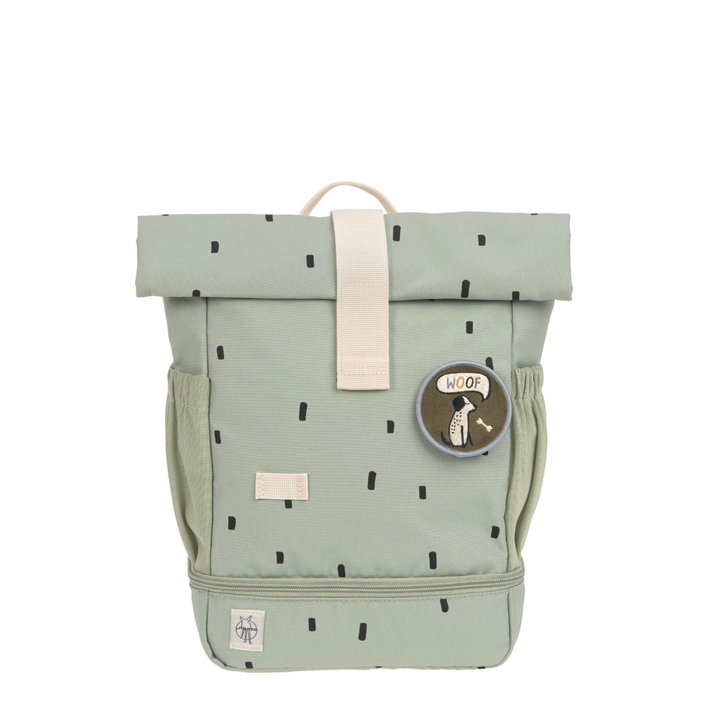 LÄSSIG Kindergartenrucksack Kinderrucksack Rolltop mit Brustgurt wasserabweisend, 11 Liter/Mini Rolltop Backpack