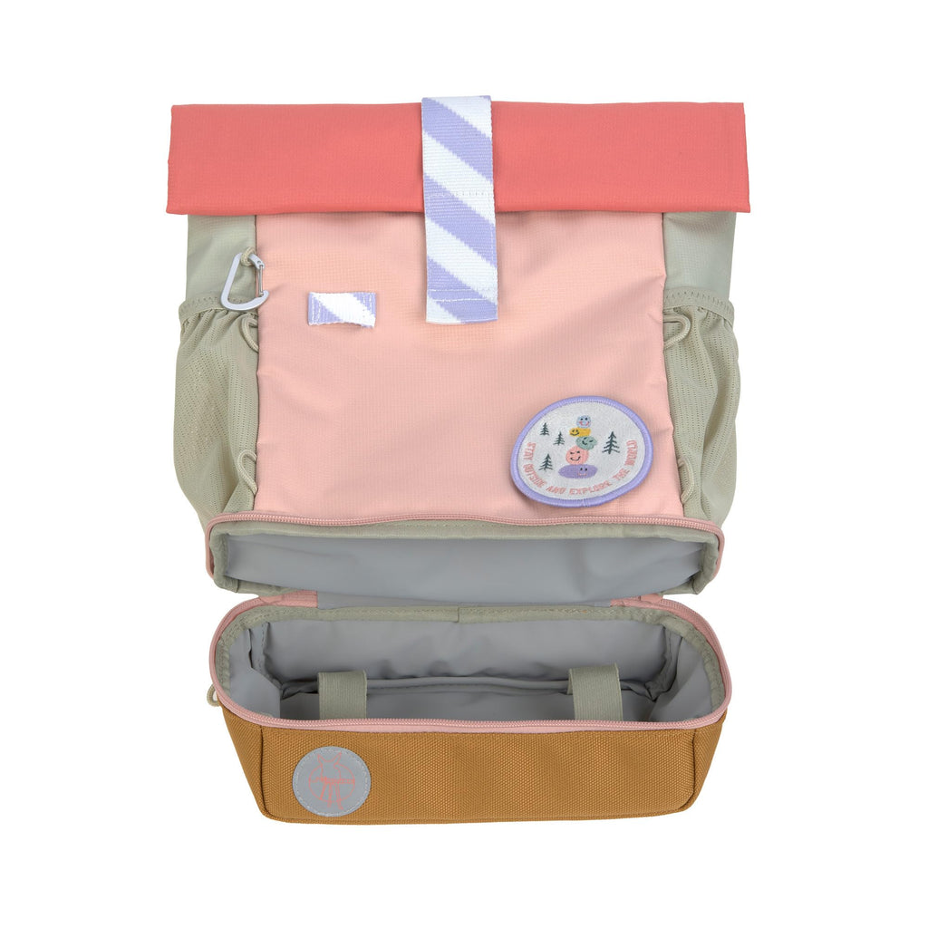 LÄSSIG Kindergartenrucksack Kinderrucksack Rolltop mit Brustgurt wasserabweisend, 11 Liter/Mini Rolltop Backpack