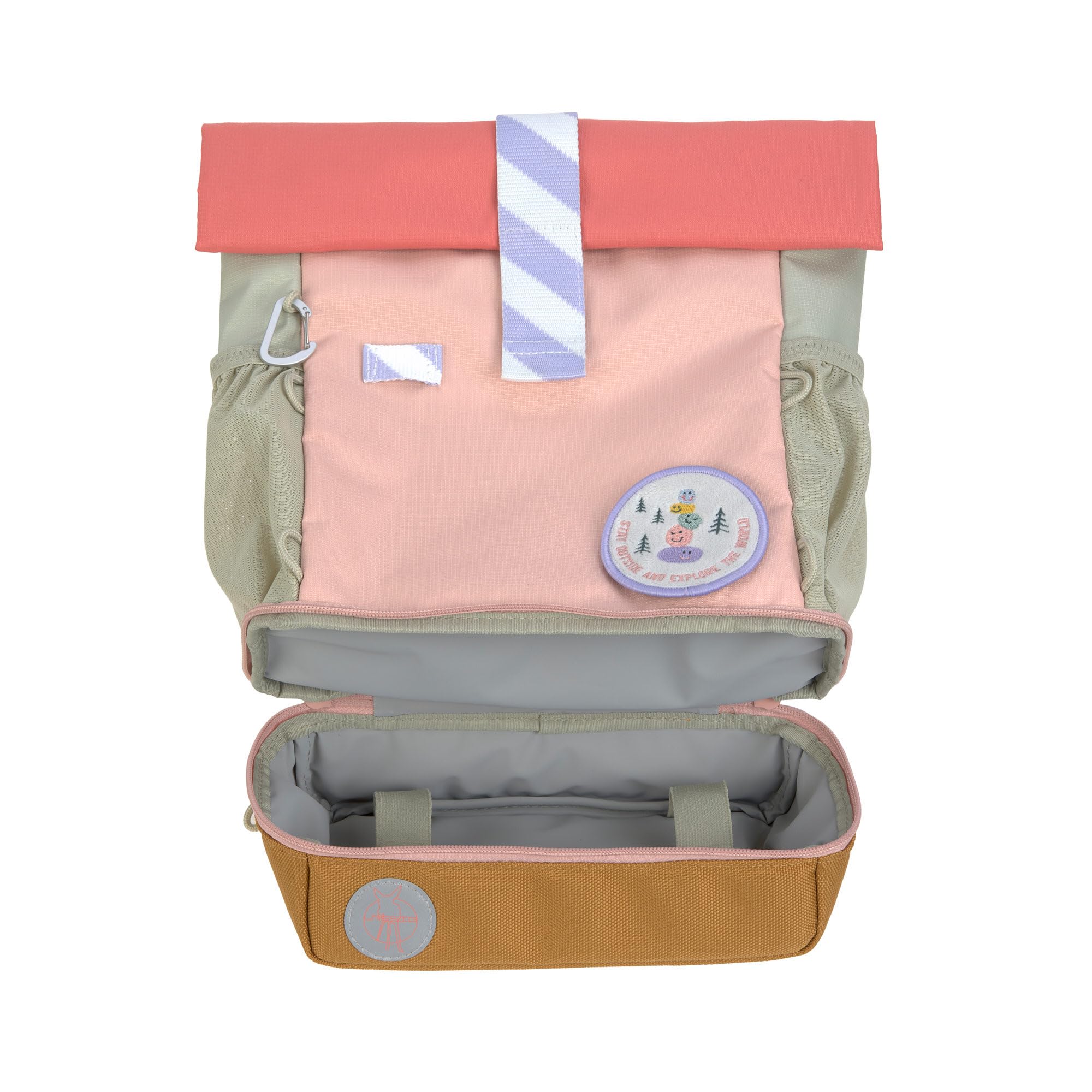LÄSSIG Kindergartenrucksack Kinderrucksack Rolltop mit Brustgurt wasserabweisend, 11 Liter/Mini Rolltop Backpack