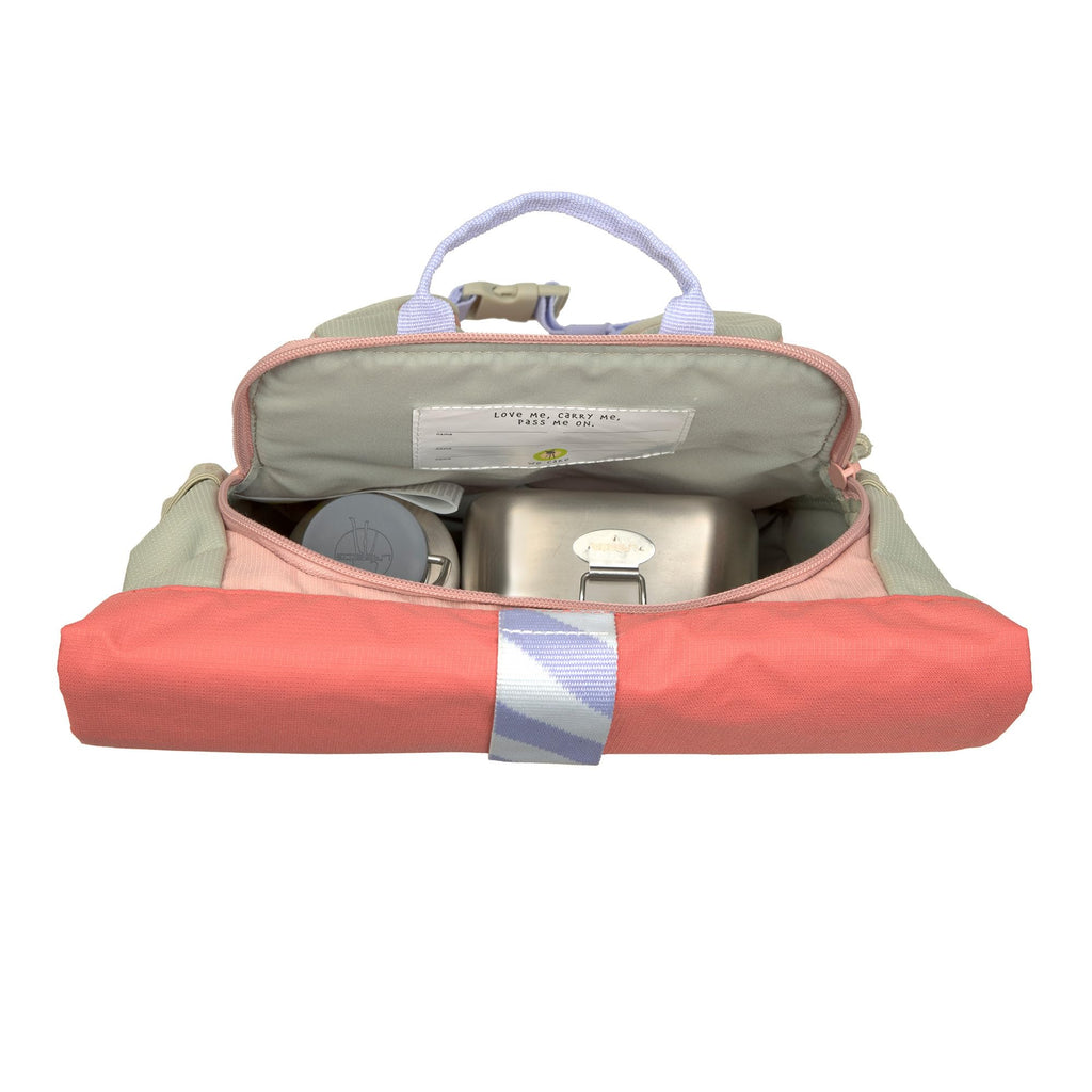 LÄSSIG Kindergartenrucksack Kinderrucksack Rolltop mit Brustgurt wasserabweisend, 11 Liter/Mini Rolltop Backpack