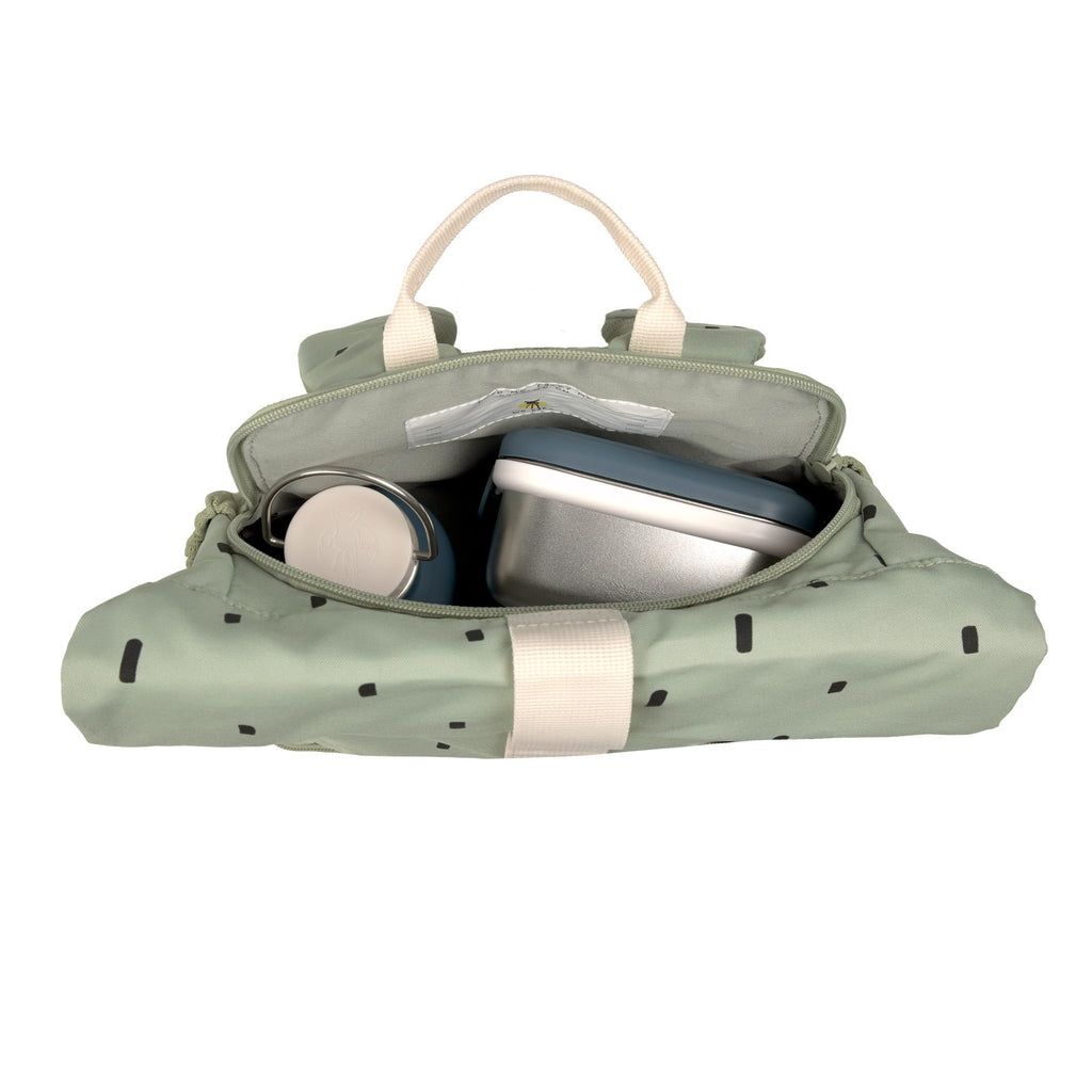 LÄSSIG Kindergartenrucksack Kinderrucksack Rolltop mit Brustgurt wasserabweisend, 11 Liter/Mini Rolltop Backpack