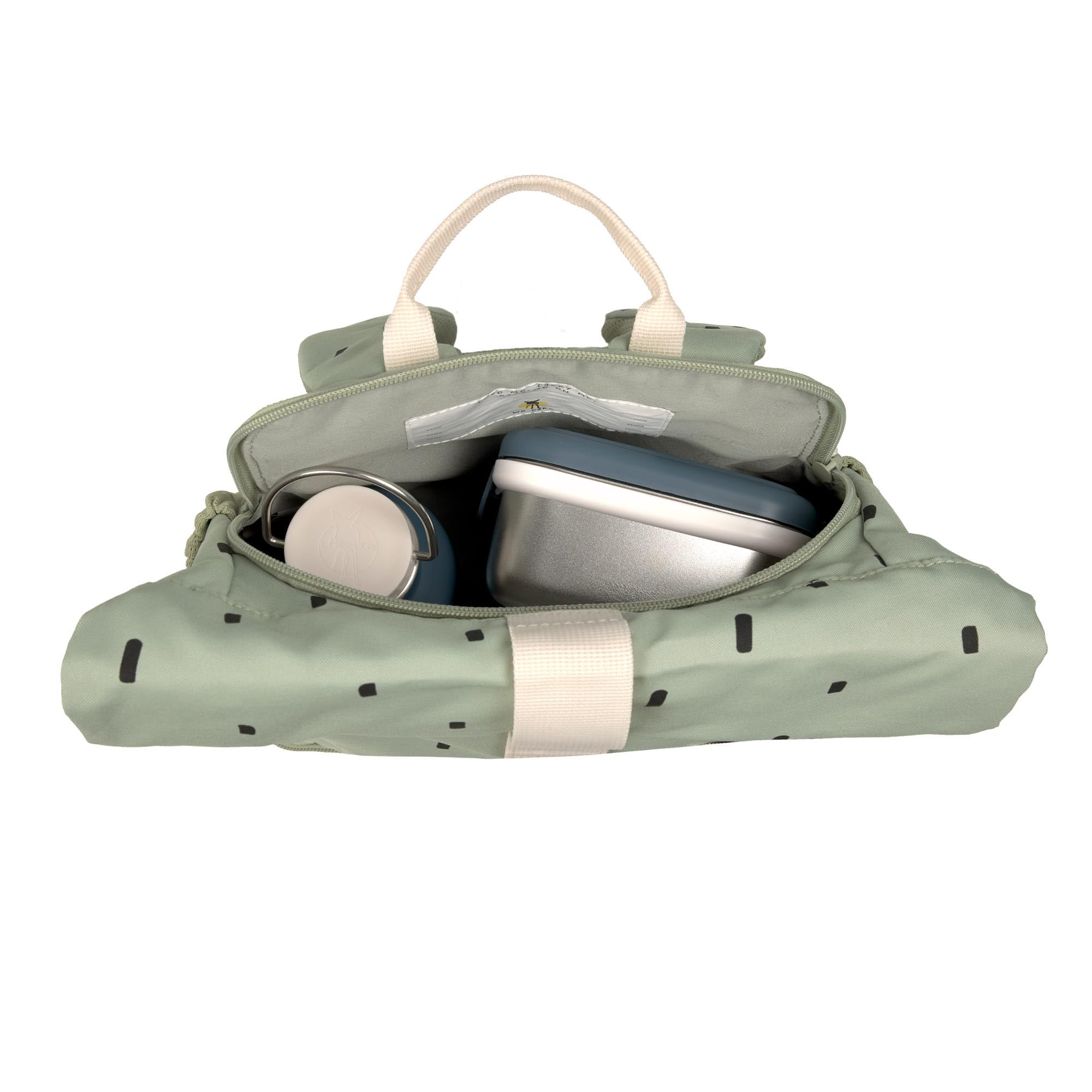 LÄSSIG Kindergartenrucksack Kinderrucksack Rolltop mit Brustgurt wasserabweisend, 11 Liter/Mini Rolltop Backpack