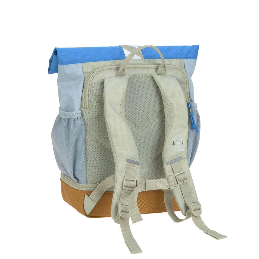 LÄSSIG Kindergartenrucksack Kinderrucksack Rolltop mit Brustgurt wasserabweisend, 11 Liter/Mini Rolltop Backpack