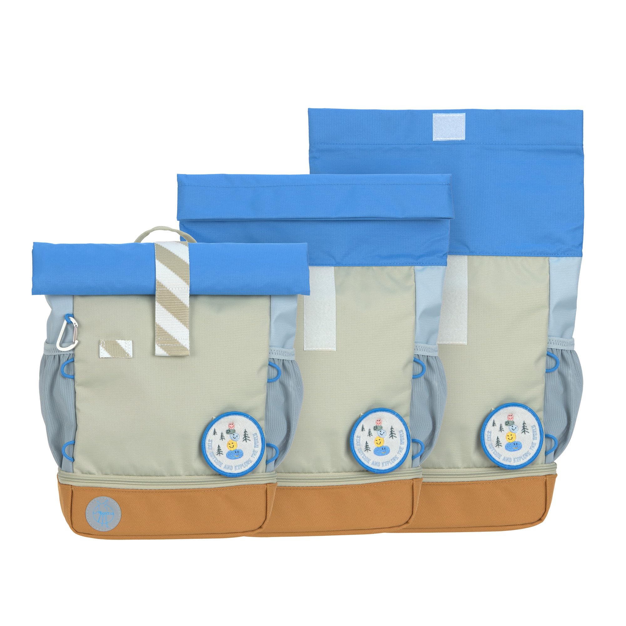 LÄSSIG Kindergartenrucksack Kinderrucksack Rolltop mit Brustgurt wasserabweisend, 11 Liter/Mini Rolltop Backpack