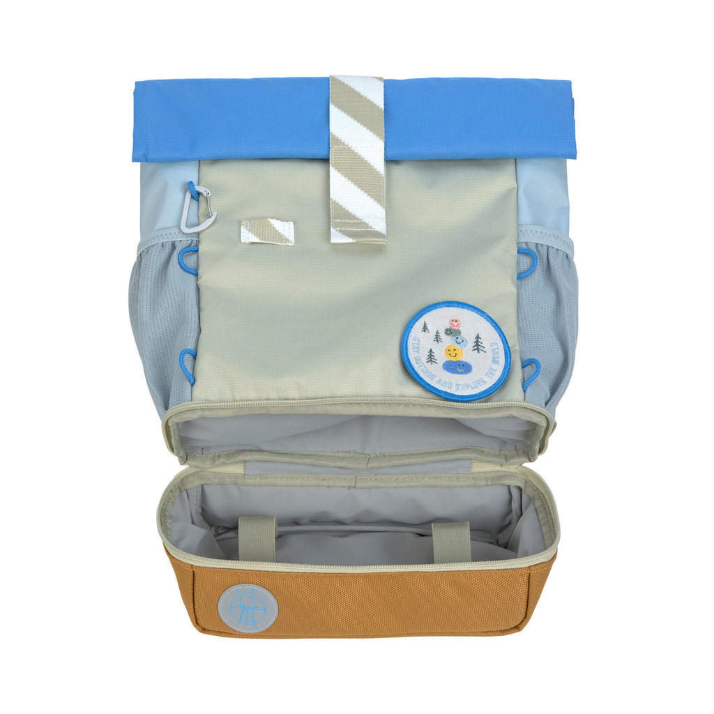 LÄSSIG Kindergartenrucksack Kinderrucksack Rolltop mit Brustgurt wasserabweisend, 11 Liter/Mini Rolltop Backpack