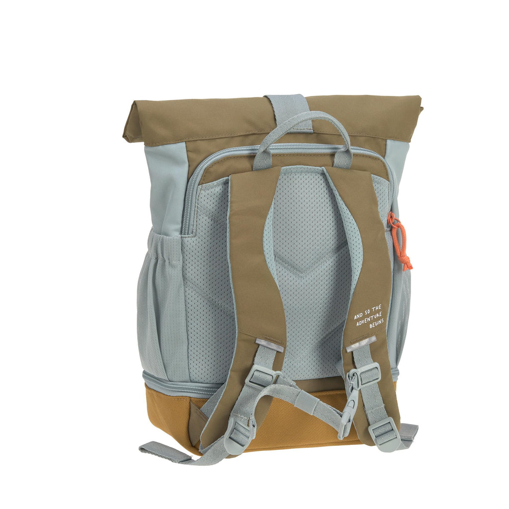LÄSSIG Kindergartenrucksack Kinderrucksack Rolltop mit Brustgurt wasserabweisend, 11 Liter/Mini Rolltop Backpack
