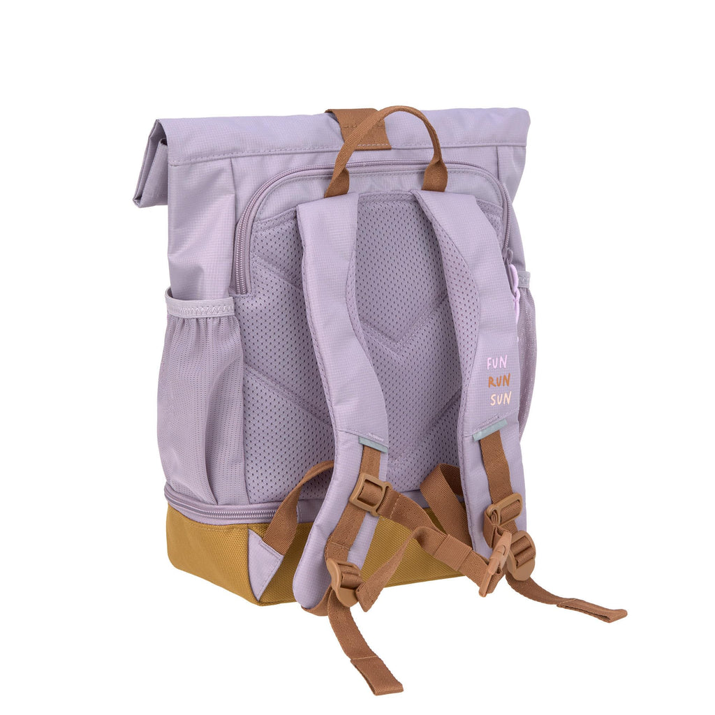 LÄSSIG Kindergartenrucksack Kinderrucksack Rolltop mit Brustgurt wasserabweisend, 11 Liter/Mini Rolltop Backpack
