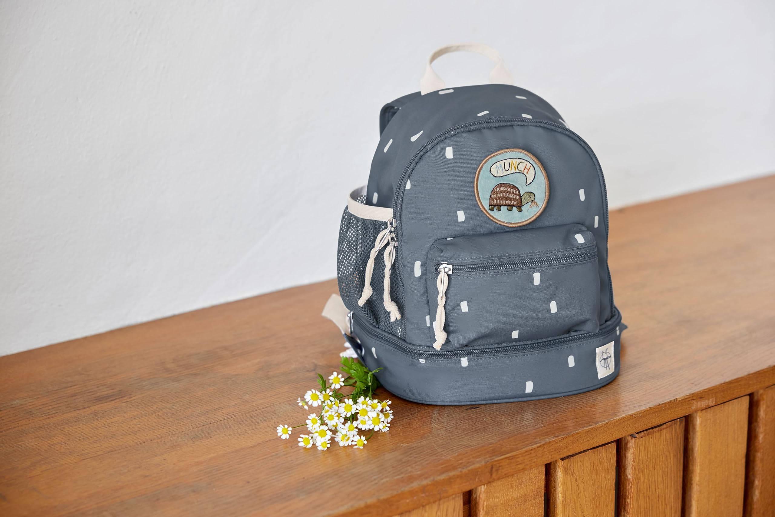 LÄSSIG Kinderrucksack mit Brustgurt Kindergartentasche Kindergartenrucksack 6,5L ab 3 Jahren/Mini Backpack Adventure Dragonfly