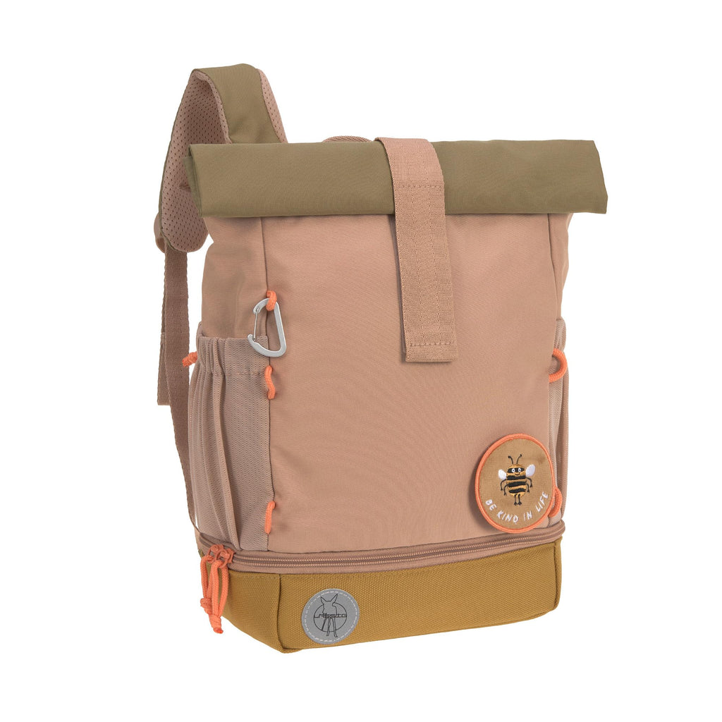 LÄSSIG Kindergartenrucksack Kinderrucksack Rolltop mit Brustgurt wasserabweisend, 11 Liter/Mini Rolltop Backpack