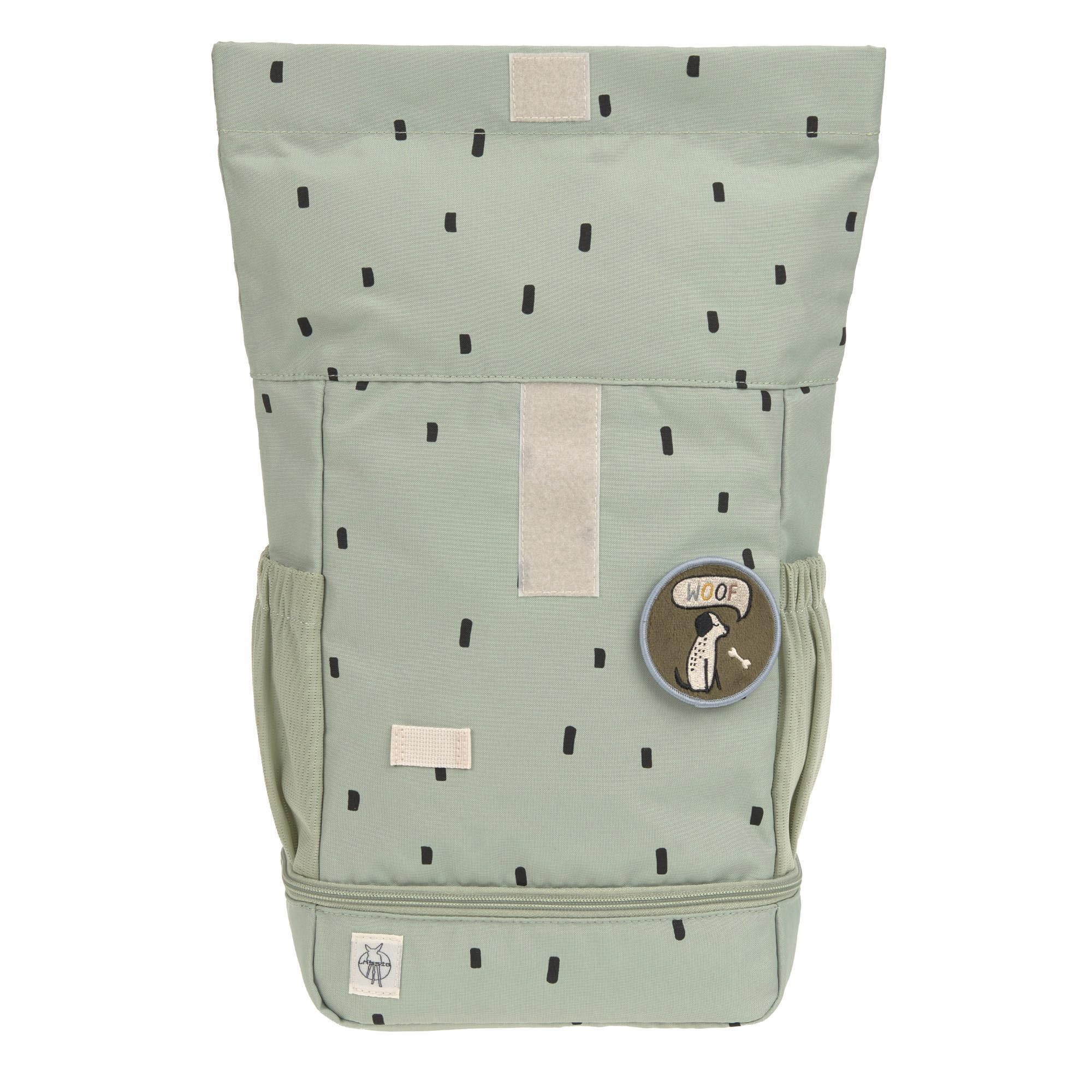 LÄSSIG Kindergartenrucksack Kinderrucksack Rolltop mit Brustgurt wasserabweisend, 11 Liter/Mini Rolltop Backpack