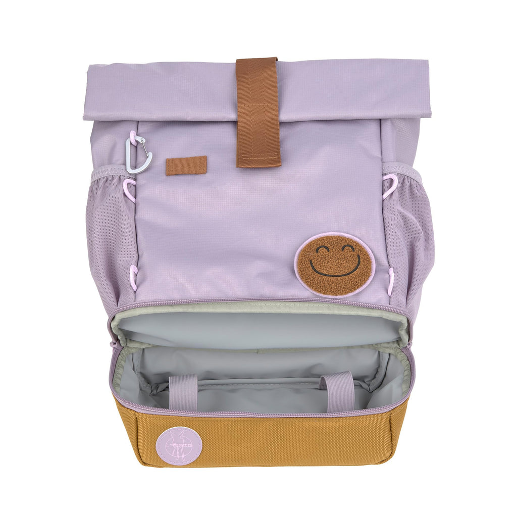 LÄSSIG Kindergartenrucksack Kinderrucksack Rolltop mit Brustgurt wasserabweisend, 11 Liter/Mini Rolltop Backpack