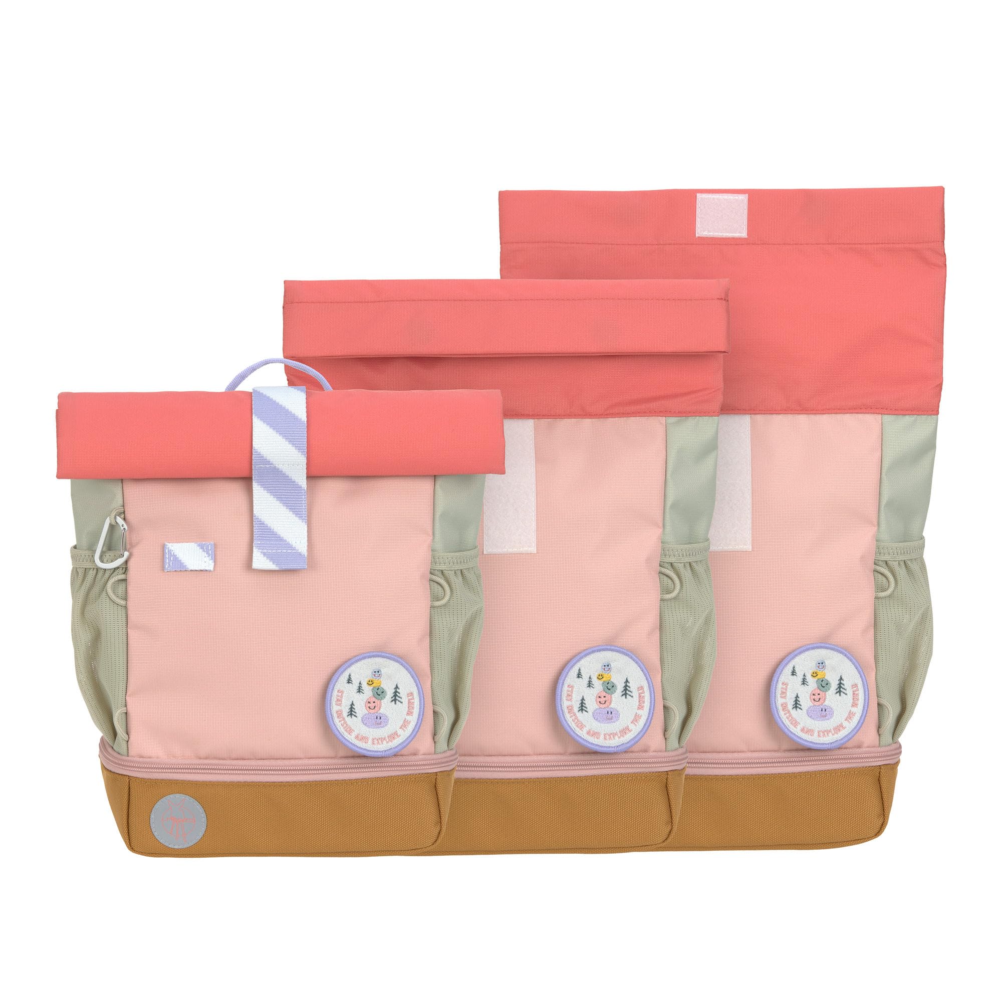LÄSSIG Kindergartenrucksack Kinderrucksack Rolltop mit Brustgurt wasserabweisend, 11 Liter/Mini Rolltop Backpack