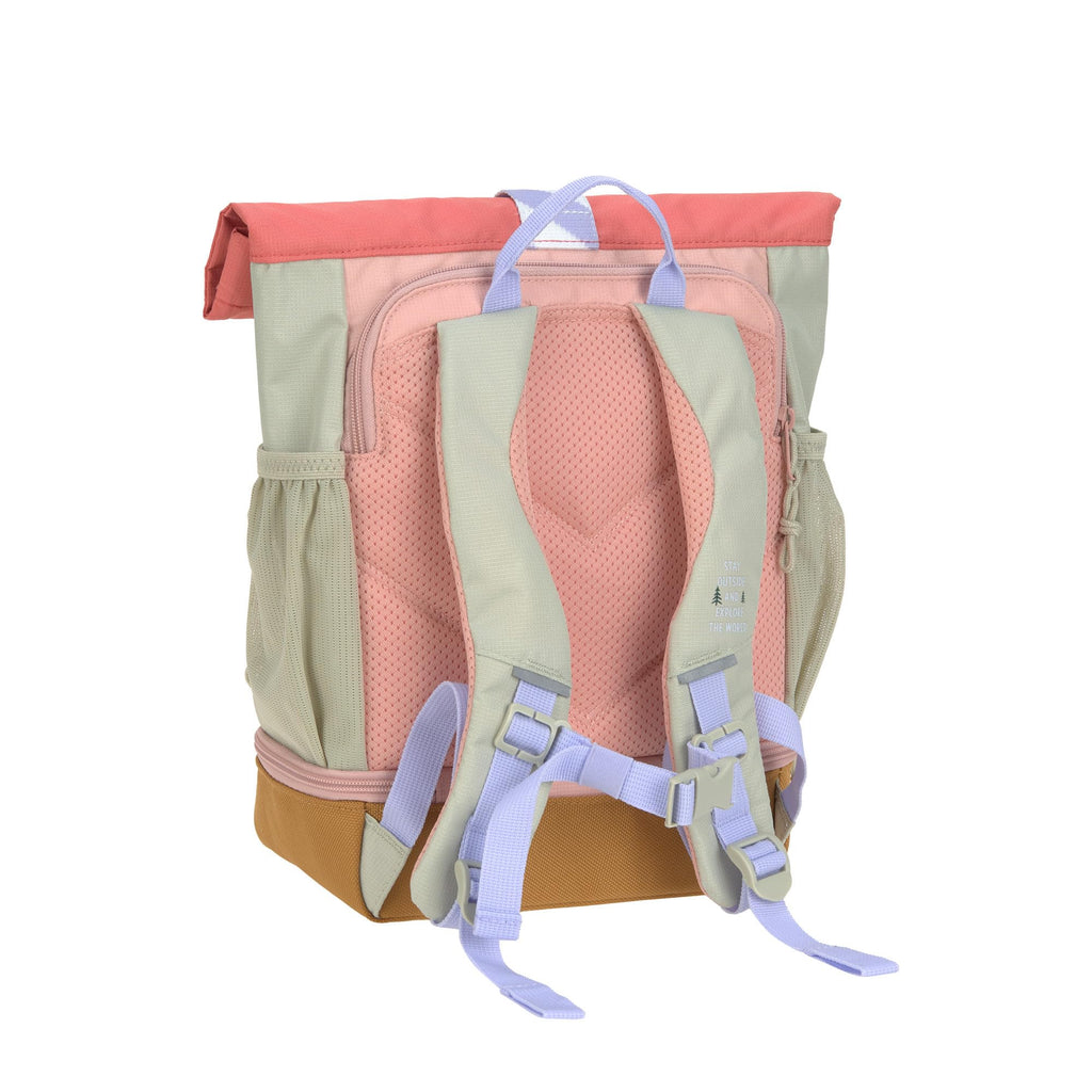 LÄSSIG Kindergartenrucksack Kinderrucksack Rolltop mit Brustgurt wasserabweisend, 11 Liter/Mini Rolltop Backpack