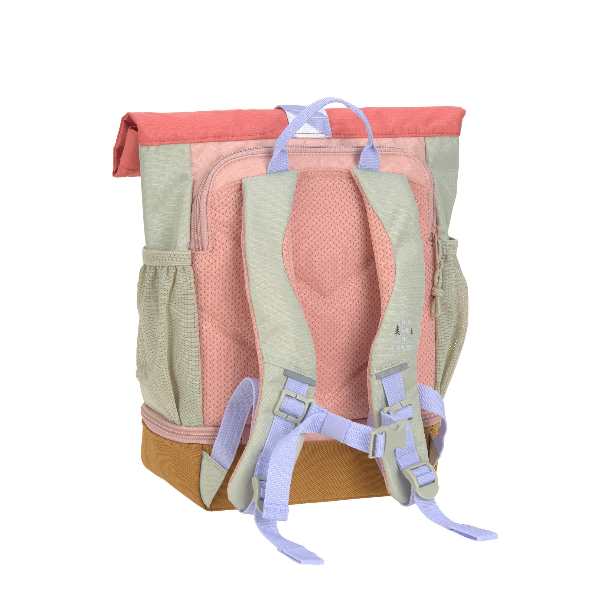 LÄSSIG Kindergartenrucksack Kinderrucksack Rolltop mit Brustgurt wasserabweisend, 11 Liter/Mini Rolltop Backpack
