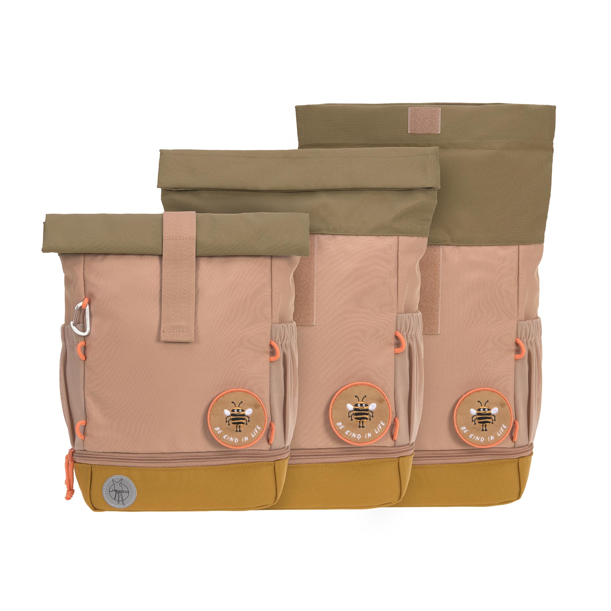 LÄSSIG Kindergartenrucksack Kinderrucksack Rolltop mit Brustgurt wasserabweisend, 11 Liter/Mini Rolltop Backpack