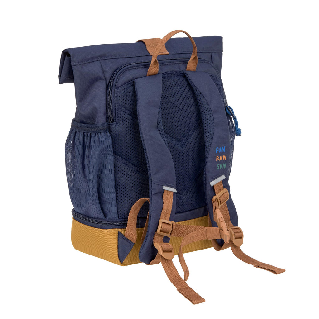 LÄSSIG Kindergartenrucksack Kinderrucksack Rolltop mit Brustgurt wasserabweisend, 11 Liter/Mini Rolltop Backpack