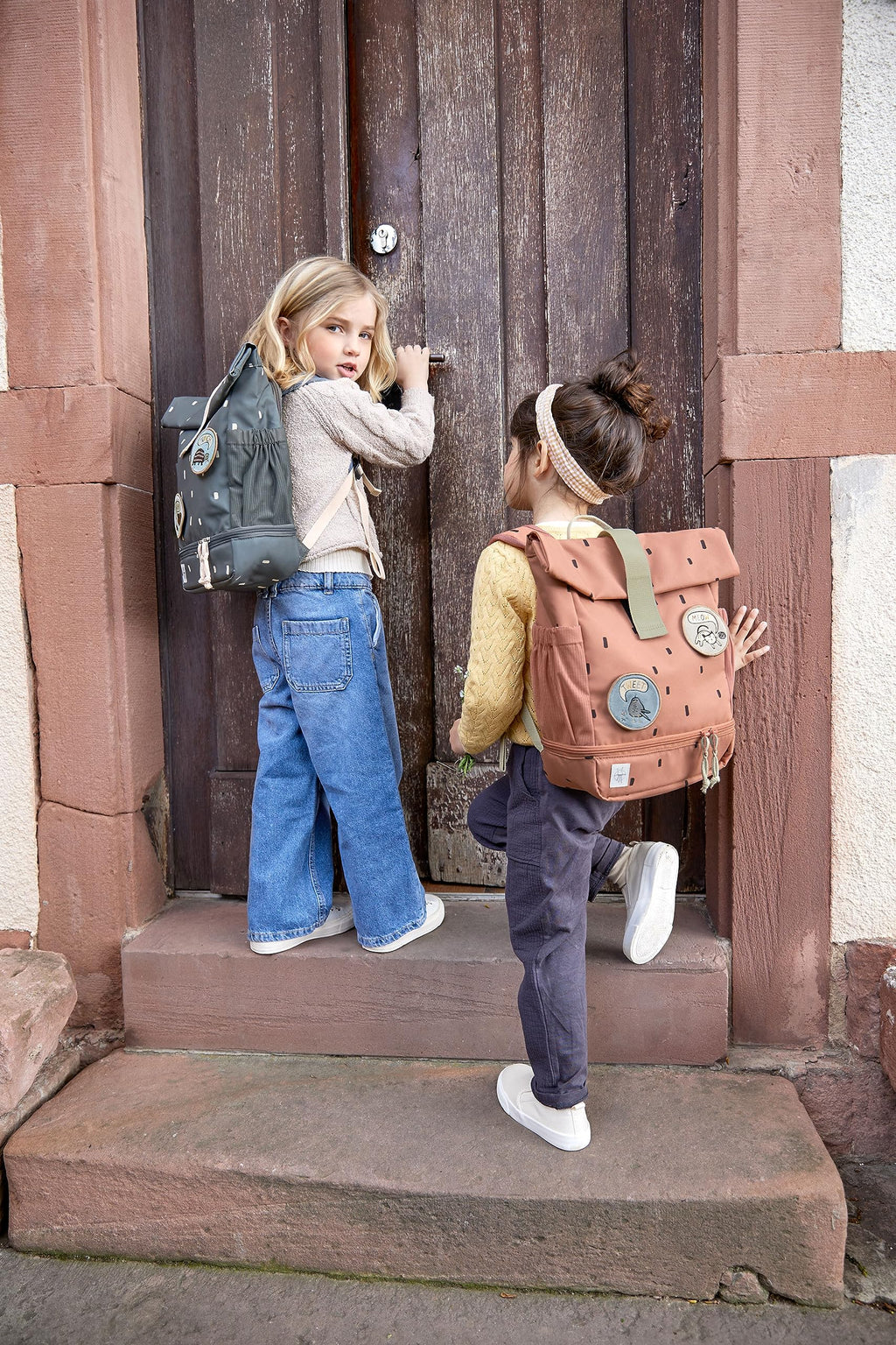 LÄSSIG Kindergartenrucksack Kinderrucksack Rolltop mit Brustgurt wasserabweisend, 11 Liter/Mini Rolltop Backpack