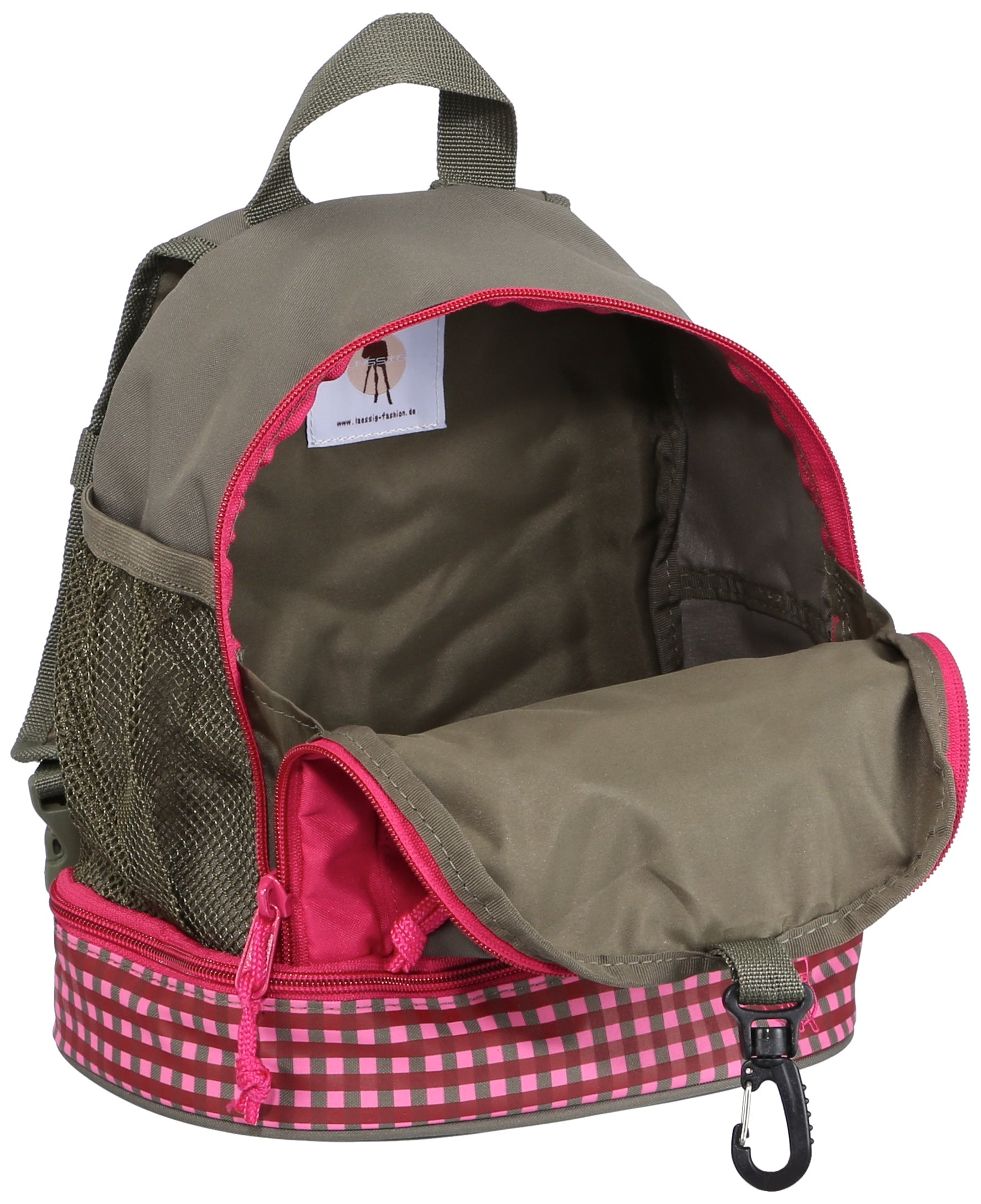 LÄSSIG Kinderrucksack mit Brustgurt Kindergartentasche Kindergartenrucksack 6,5L ab 3 Jahren/Mini Backpack Adventure Dragonfly